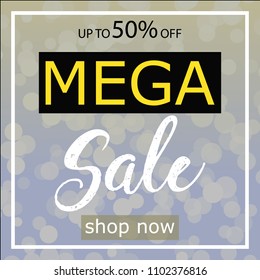 Summer Sale, blurred background. Vector illustration EPS 10 illustration