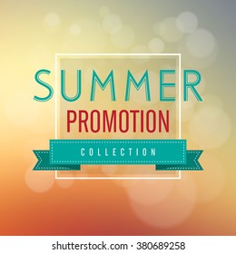 Summer Sale collection. Vector background.