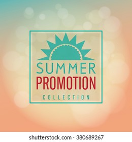 Summer Sale collection. Vector background.