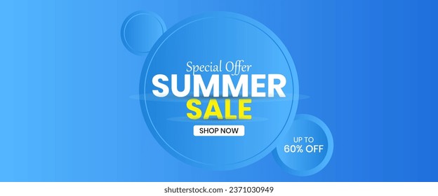 Summer sale Colorful background. Summer sale creative ads. Summer sale design for banner, poster 3D Illustration
