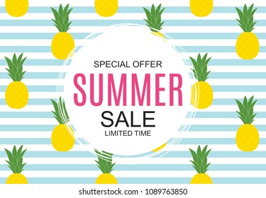 Summer Sale concept Background. Vector Illustration EPS10