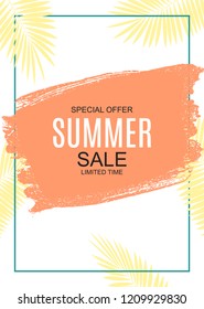 Summer Sale concept Background. Vector Illustration EPS10