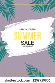 Summer Sale concept Background. Vector Illustration EPS10