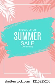 Summer Sale concept Background. Vector Illustration EPS10