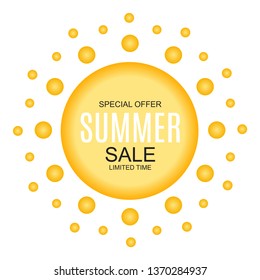 Summer Sale concept Background. Vector Illustration EPS10