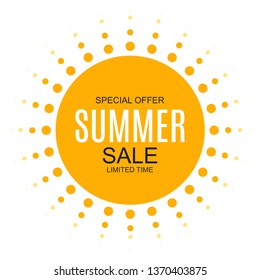 Summer Sale concept Background. Vector Illustration EPS10