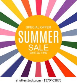 Summer Sale concept Background. Vector Illustration EPS10
