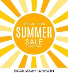 Summer Sale concept Background. Vector Illustration EPS10