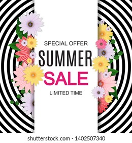 Summer Sale concept Background. Vector Illustration EPS10