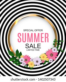 Summer Sale concept Background. Vector Illustration EPS10