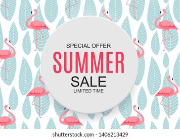 Summer Sale concept Background. Vector Illustration EPS10