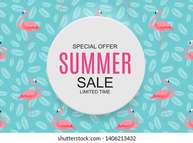 Summer Sale concept Background. Vector Illustration EPS10