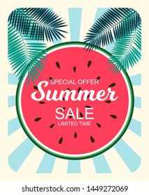 Summer Sale concept Background. Vector Illustration EPS10