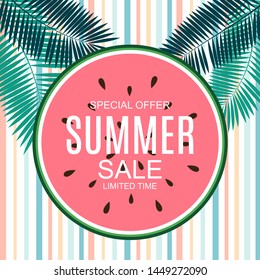 Summer Sale concept Background. Vector Illustration EPS10