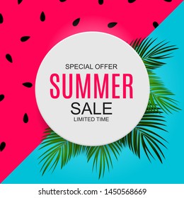 Summer Sale concept Background. Vector Illustration EPS10
