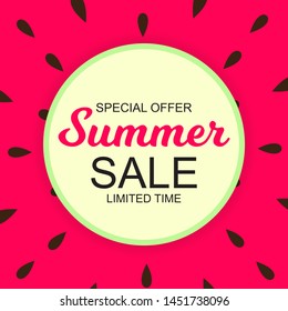 Summer Sale concept Background. Vector Illustration EPS10