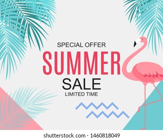 Summer Sale concept Background. Vector Illustration EPS10
