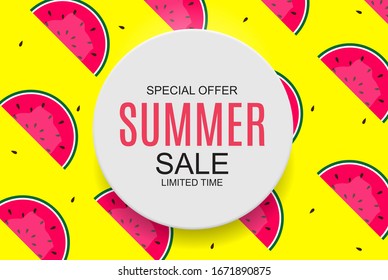 Summer Sale concept Background. Vector Illustration EPS10