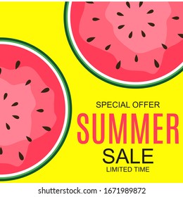 Summer Sale concept Background. Vector Illustration EPS10
