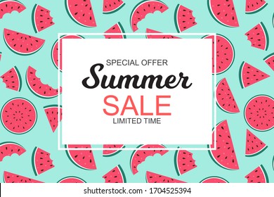 Summer Sale Konzept Hintergrund. Vektorillustration-Illustration EPS10