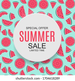 Summer Sale concept Background. Vector Illustration EPS10
