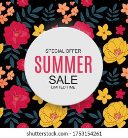 Summer Sale concept Background. Vector Illustration EPS10