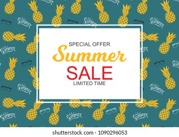 Summer Sale concept. Vector Illustration EPS10