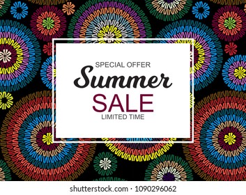 Summer Sale concept. Vector Illustration EPS10