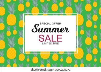Summer Sale concept. Vector Illustration EPS10