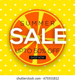Summer sale design.