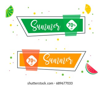 Summer Sale Design Banner for Business