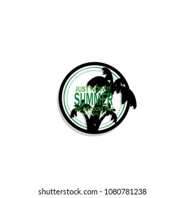 Summer sale design banner layout for background sticker label icon template illustration vector