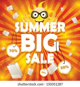 Summer sale design template