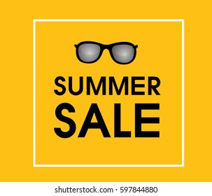 Summer sale design template Fresh discounts