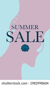 Summer Sale Discount, illustration,
Background