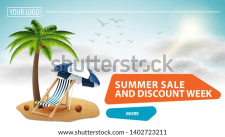 Similar – Image, Stock Photo beach chairs