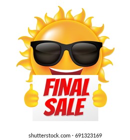 Summer Sale, With Gradient Mesh, Vector Illustration