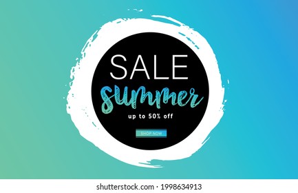 Summer sale. Grunge background. Vector.