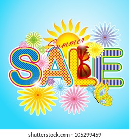 Summer Sale Icon / Summer Sale Template / Summer fashion sale