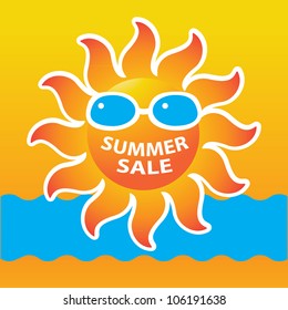 Summer Sale Icon / Summer Sale Template / Summer fashion sale