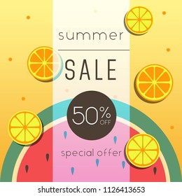 Summer Sale Illustration