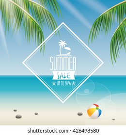 Summer Sale label