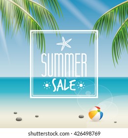 Summer Sale label