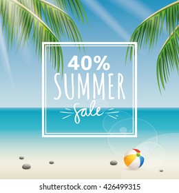 Summer Sale label