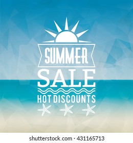 summer sale label