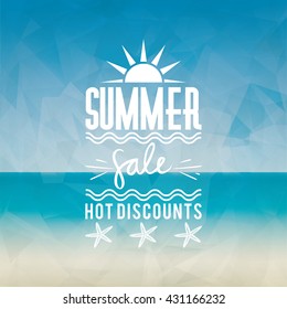 summer sale label