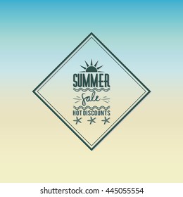 Summer Sale label