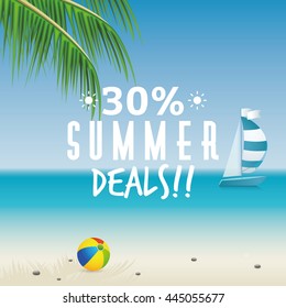 Summer Sale label