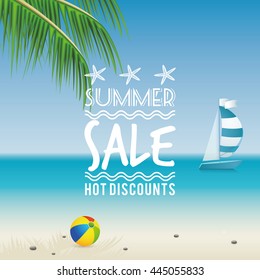 Summer Sale label