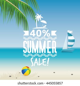 Summer Sale label